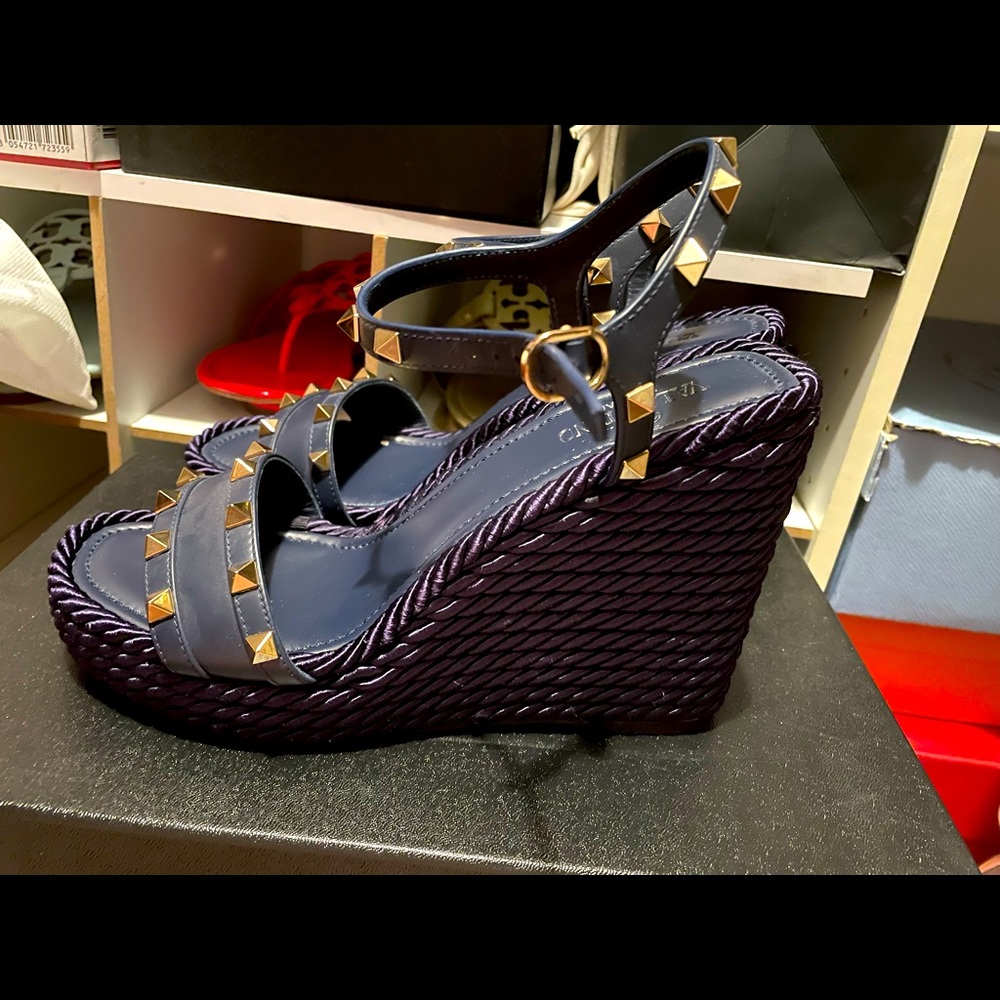 Valentino- sandals- Navy